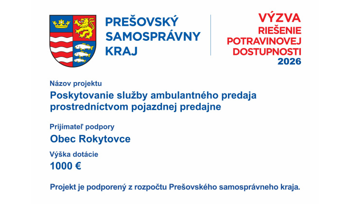 Poskytovanie služby ambulantného predaja prostredníctvom pojazdnej predajne